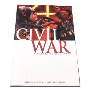 Civil War by Mark Millar 2015 Trade Paperback Graphic Novel Marvel 13th Printing